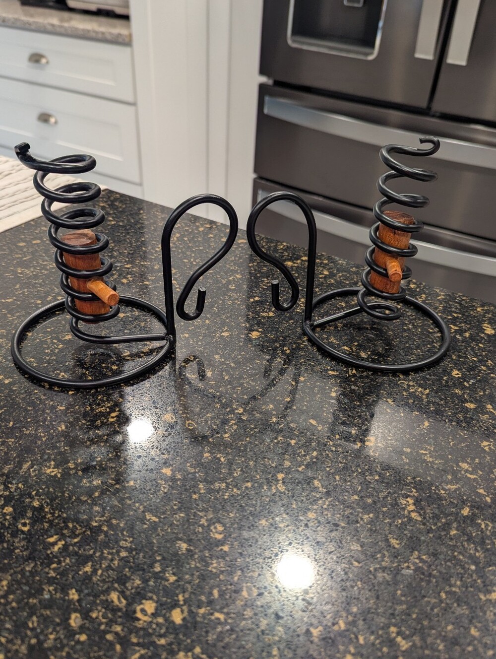 Set Of 2 "Courting Candles" Holders